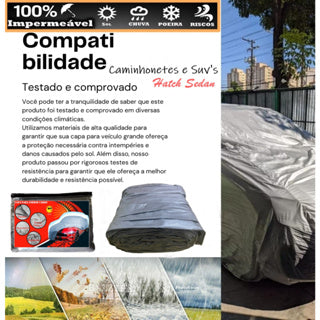 Capa PROTETORA CARRO - 100% Impermeável