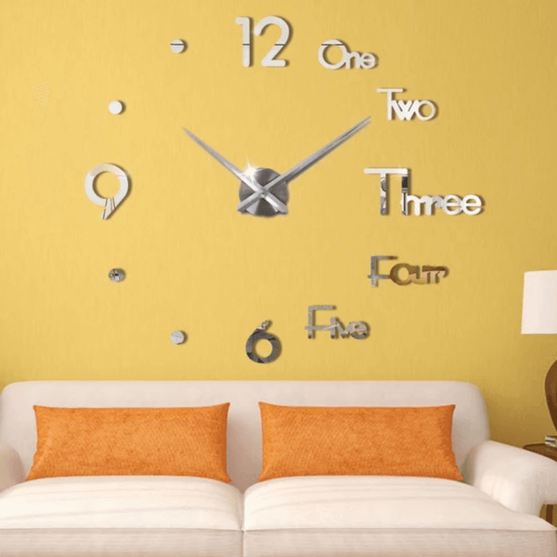 Relógio de Parede 3D Lux Decorativo