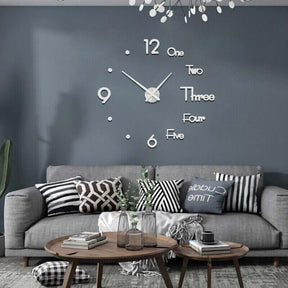 Relógio de Parede 3D Lux Decorativo