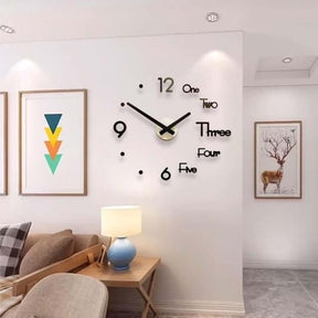 Relógio de Parede 3D Lux Decorativo