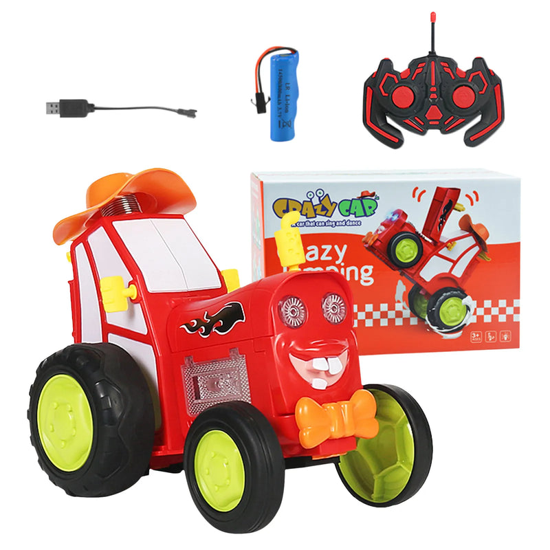 Trator Dançante CrazyCar™ - Diversão Sem Limites para os Pequenos!