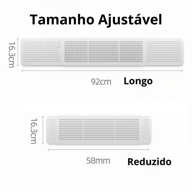 Defletor de Ar Condicionado Ajustável - FacilitaHouse
