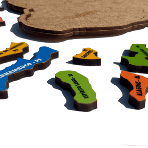 Mapa Quebra-Cabeça Educativo - Descomplica Brasil™ - Entrega Express + Brinde Exclusivo